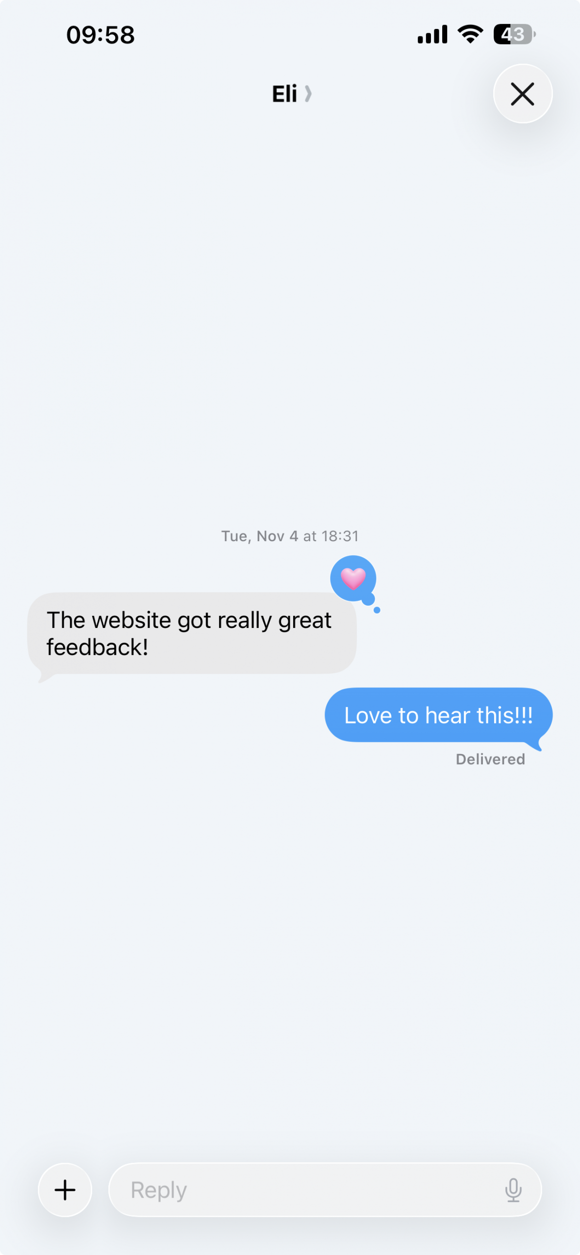 virtual family office website design testimonial